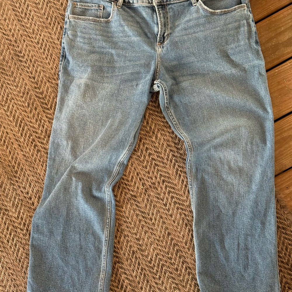 Hollister Light Blue Straight Jeans